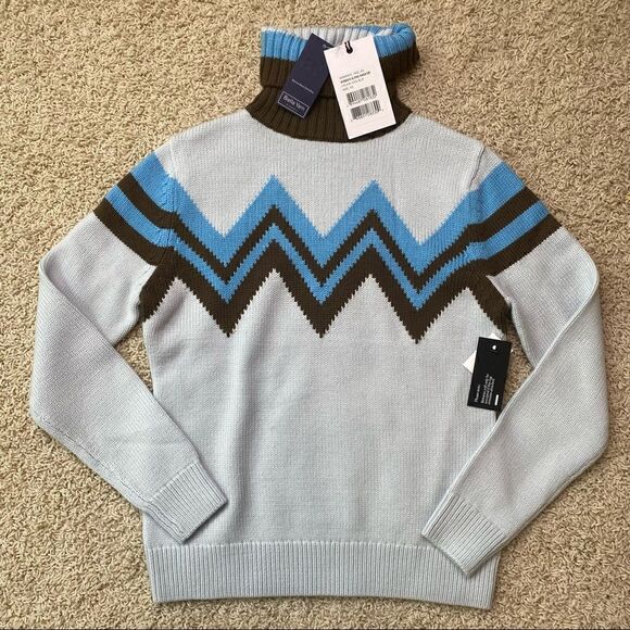 PERFECT MOMENT Alpine intarsia merino wool turtleneck sweater NEW WITH TAGS XS - Picture 4 of 6